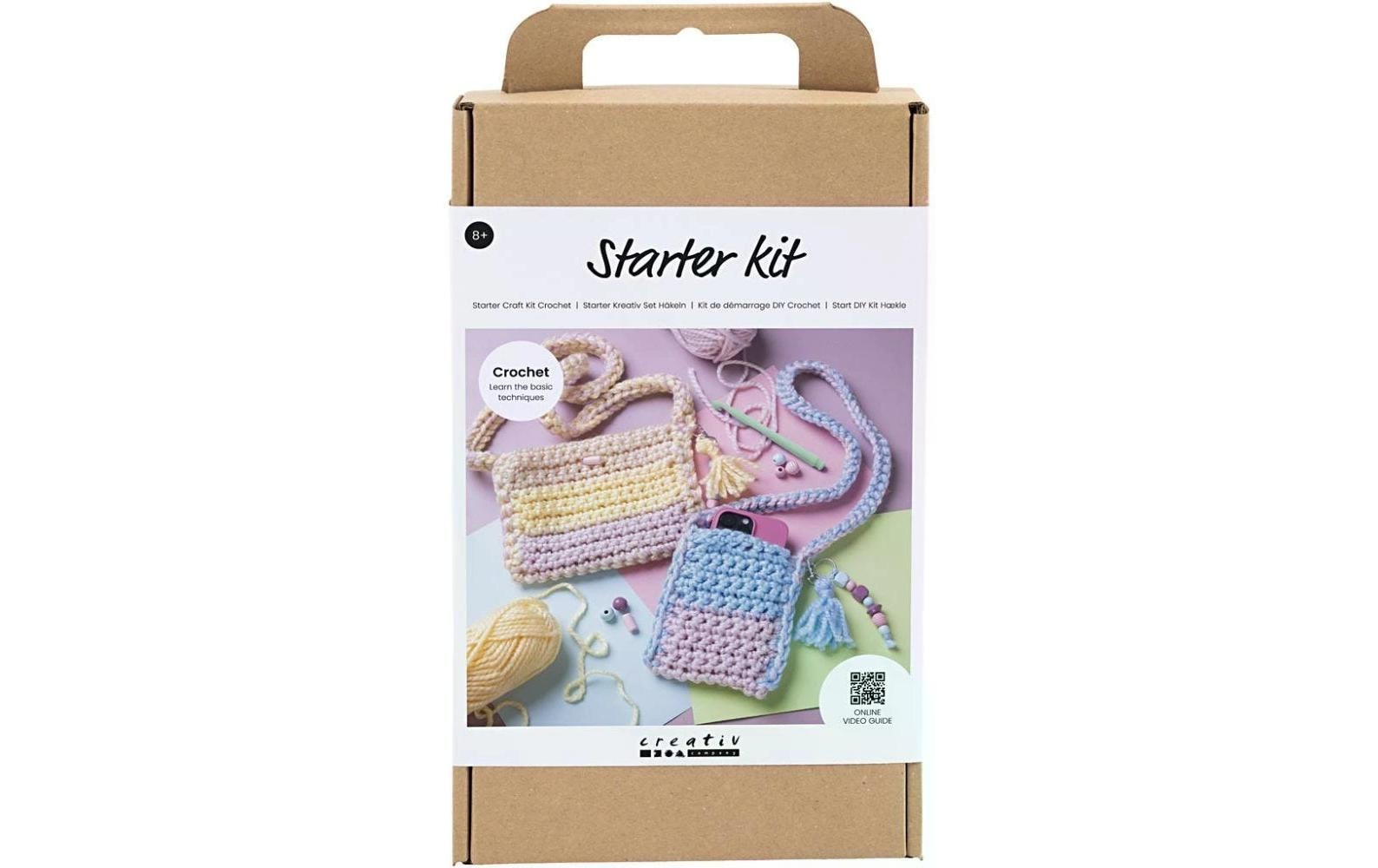 Creativ Company Starter Häkelset Mehrfarbig – 6 Stk.
