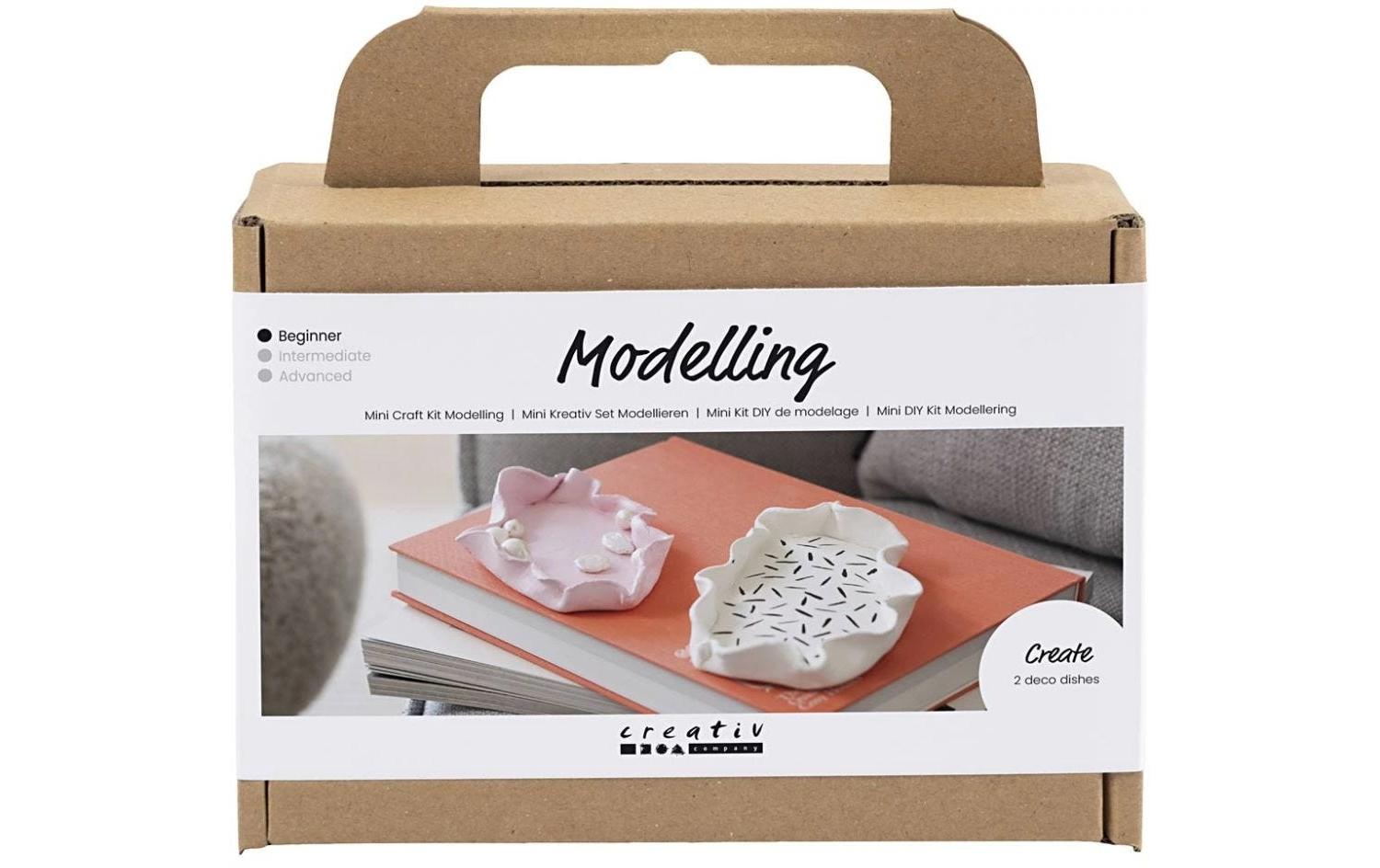 Creativ Company Modelliermasse-Set – ab 3 Jahren – lufthärtend – mehrfarbig