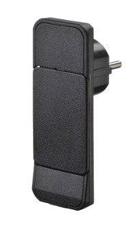 Bachmann Montagestecker, zur Selbstmontage, Schraubanschluss, VDE-zertifiziert, 140×100×40 mm – Schwarz