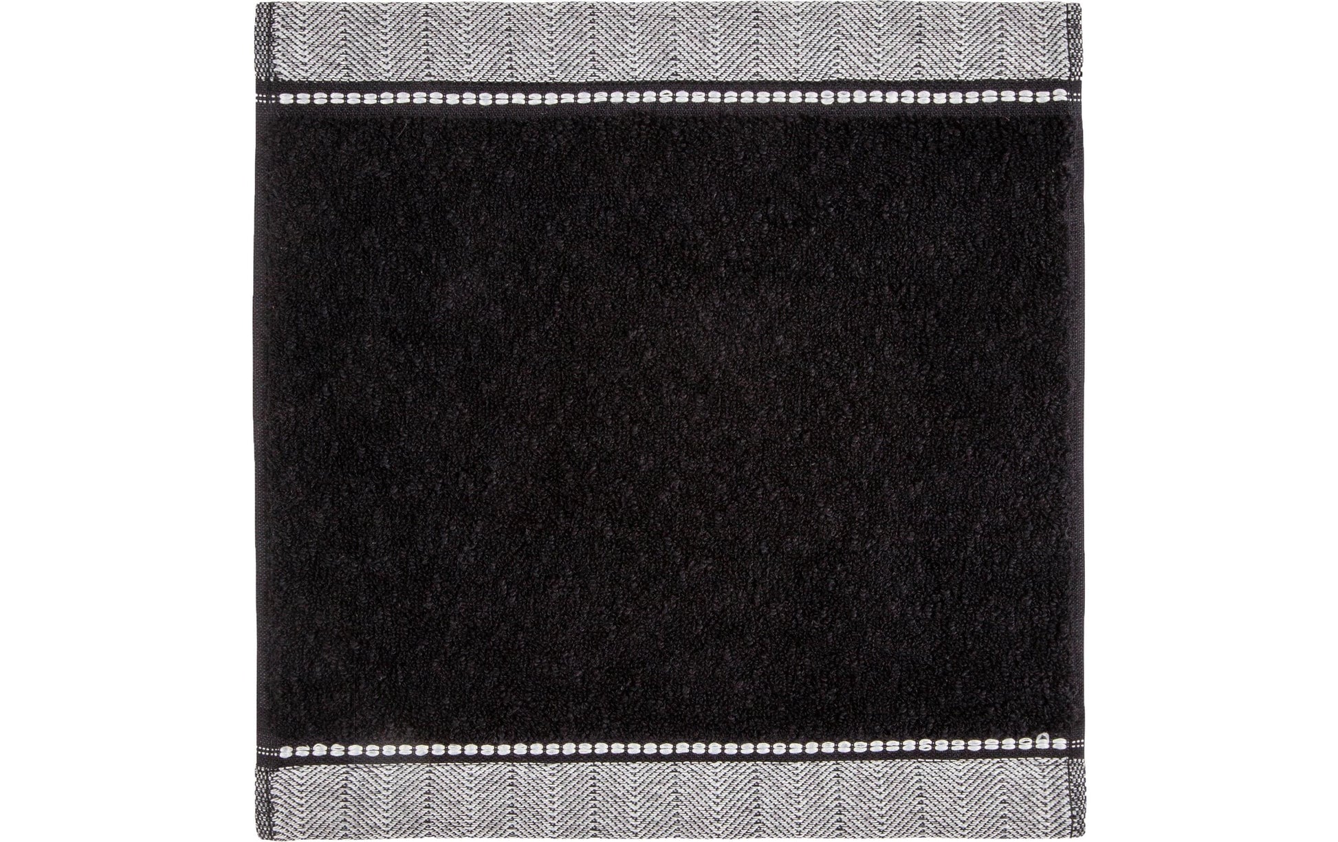 MÖVE Seiftuch Brooklyn – 30 × 30 cm, Schwarz, Leinen, OEKO-TEX