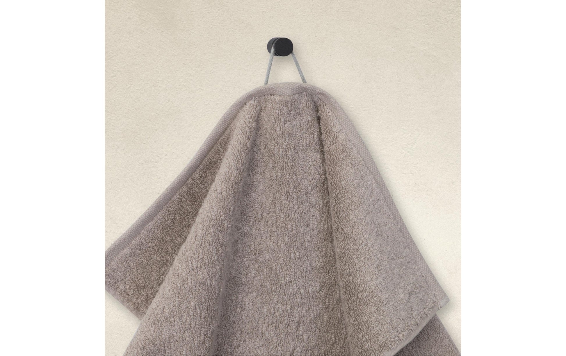 MÖVE Brooklyn Duschtuch – 80 × 150 cm – Beige – Viskose/Leinen – 60 °C