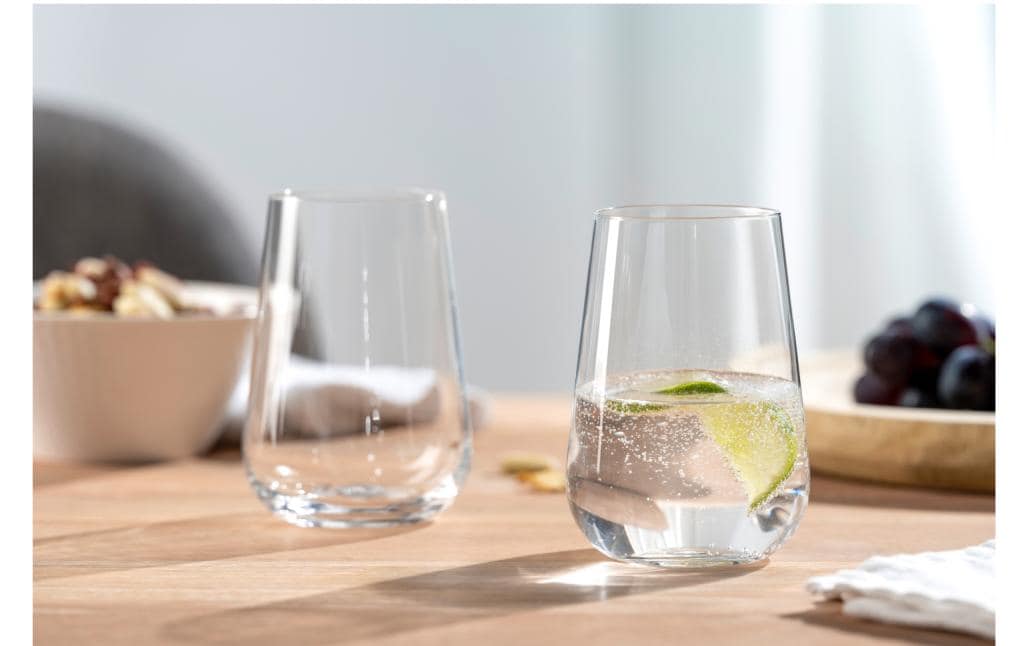 LEONARDO Trinkglas Paladino – 6er Set, 370 ml, Ø 7,8 cm, H 11,5 cm, Kristallglas, spülmaschinenfest