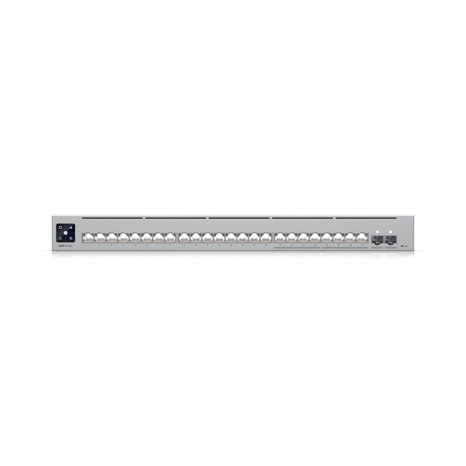 Ubiquiti Pro Max 24 – Managed L3 Switch – 16× 1G, 8× 2.5G, 2× SFP+, 1U