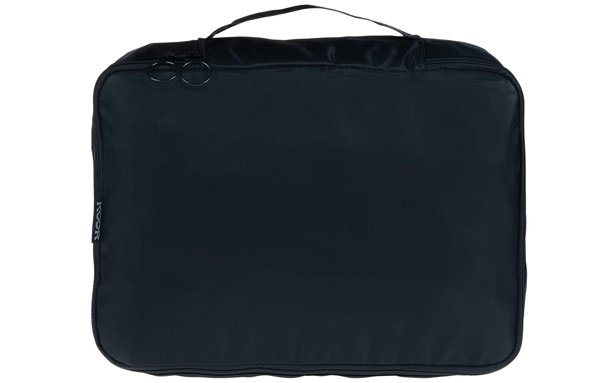 KOOR Packhilfen-Set Reesa Small – Reissverschluss – 28 × 12 × 20 cm – Schwarz, Polyester – 2 Stk.