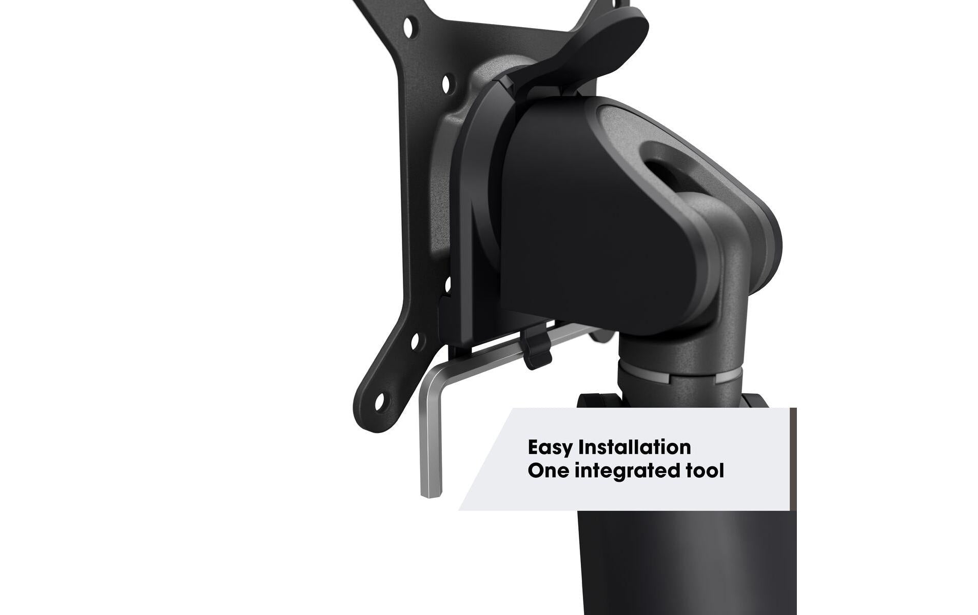 Vogel's Vogels 6VO MOMO2137B – Monitorarm, bis 43", VESA 75 × 75 mm, 20 kg, neigbar, 3 Gelenke, schwarz