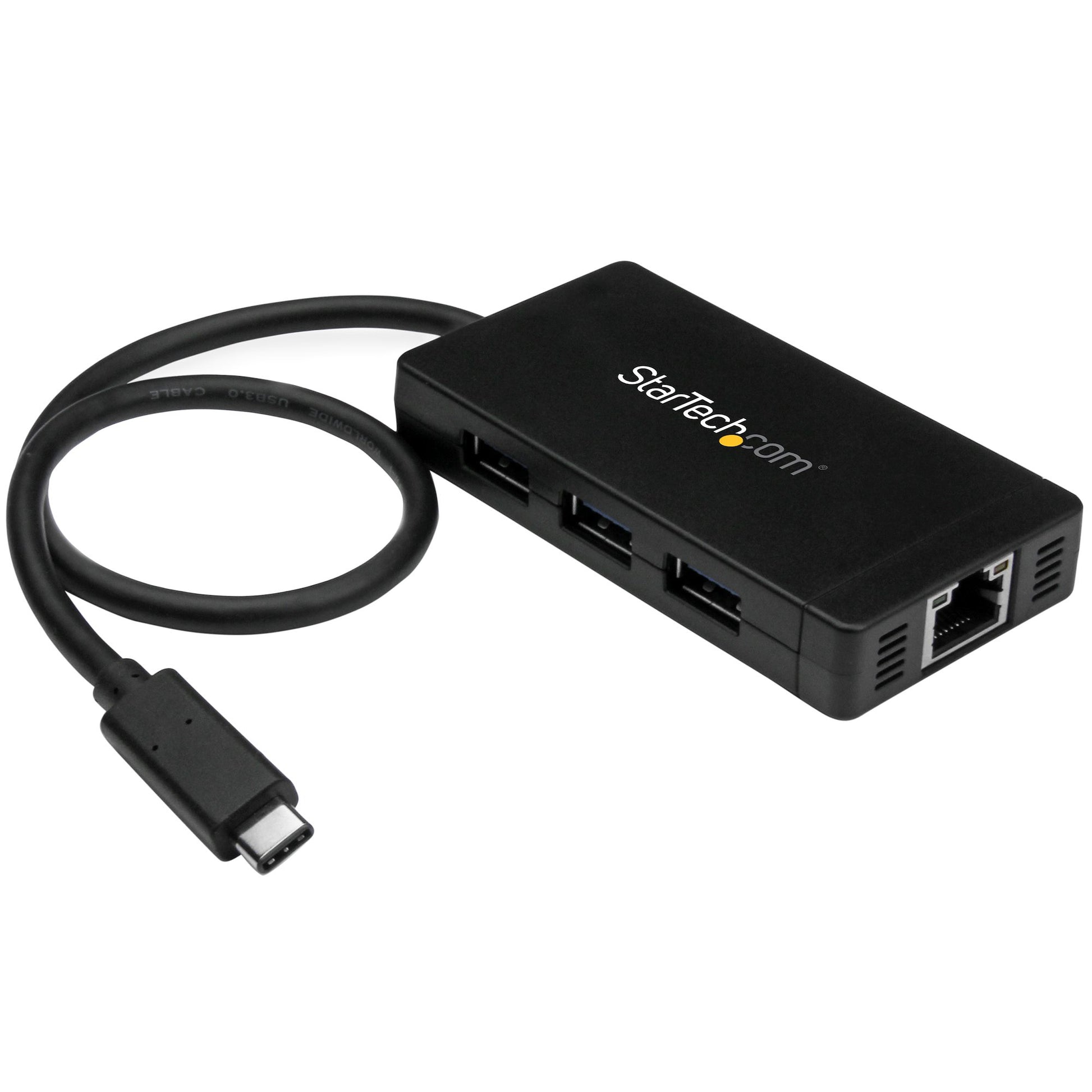 StarTech.com USB-Hub – USB-C, 3× USB-A, GbE, für Windows/Mac/ChromeOS