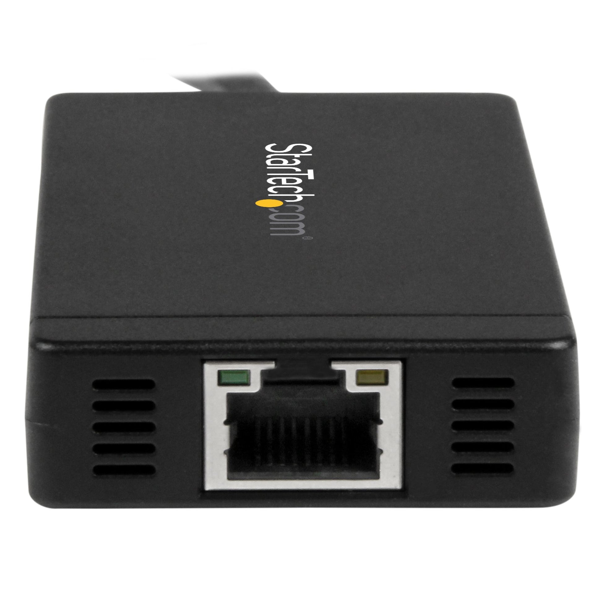 StarTech.com USB-Hub – USB-C, 3× USB-A, GbE, für Windows/Mac/ChromeOS