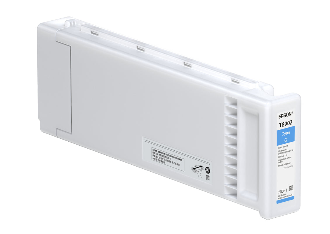 Epson GS3 T890200 Foto-Cyan Tintenpatrone (Original) – 700 ml – für SureColor SC-S80600/SC-S60600/SC-S40600