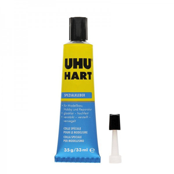 UHU Bastelkleber – 35 g – transparent – trocknet transparent, geruchsarm – zum Basteln