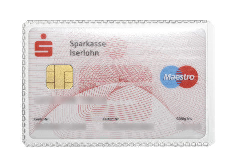 Durable Einsteckhülle – für Kreditkarten 54 × 86 mm – transparent – 10er-Pack