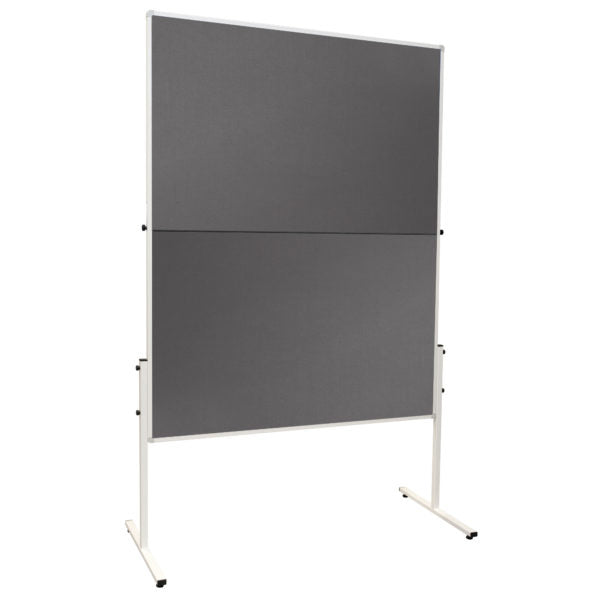 Franken Pinnwand – Filz – 120 × 150 cm, grau, X-tra Line