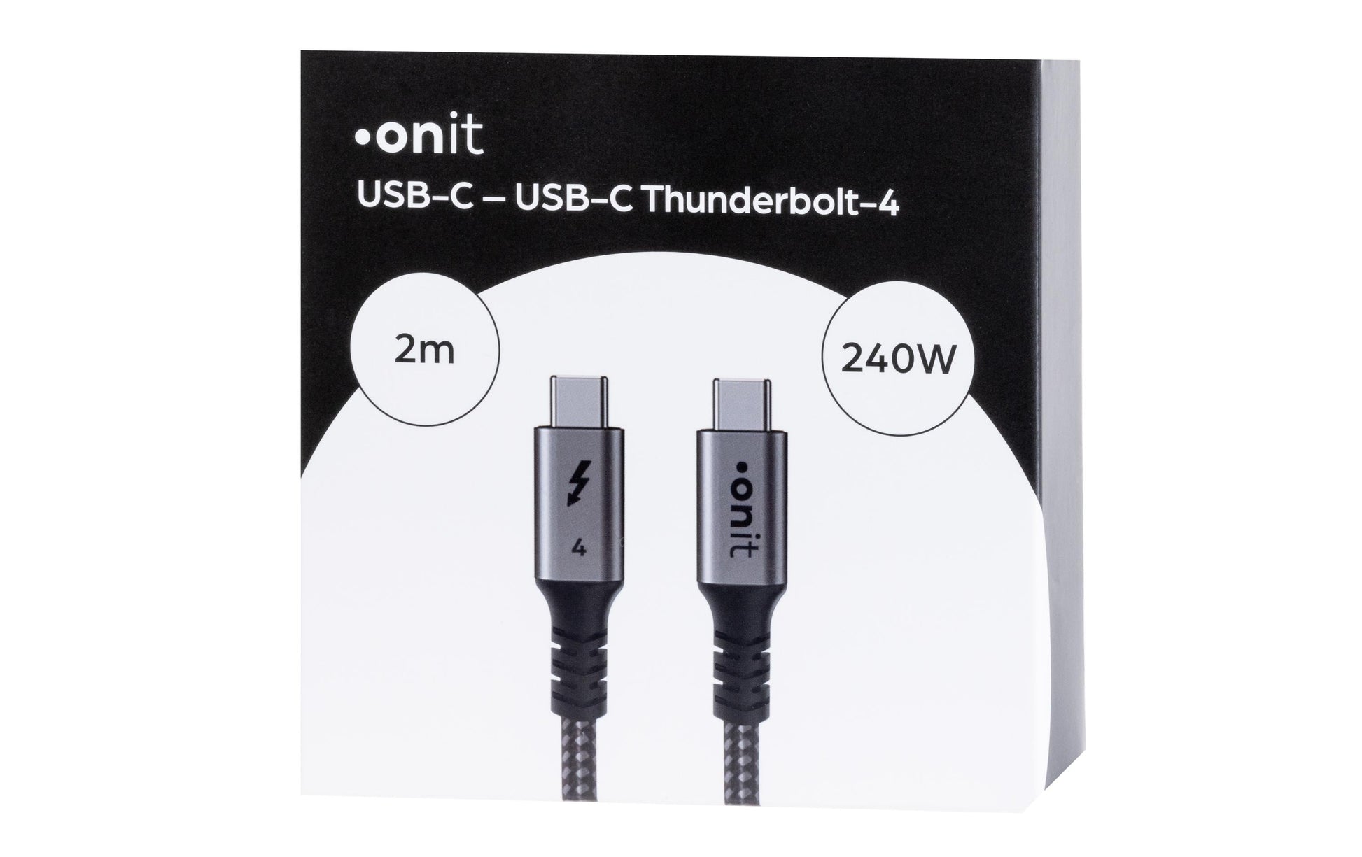 ONIT USB-Kabel, USB-C zu USB-C, 2 m, Lade-/Datenkabel