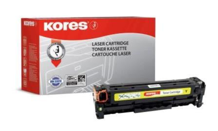 Kores G1233RBG (CE412A) Gelber Toner – Wiederaufbereitet – 2'600 Seiten – für HP LaserJet Pro 300