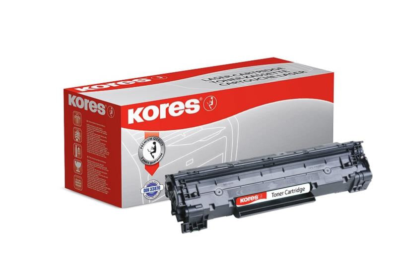 Kores G2526HCRB (CF283A) Schwarzer Toner – Wiederaufbereitet XL – 3'000 Seiten – für HP M125/M126/M127 und andere
