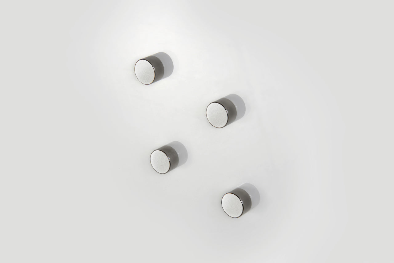 Legamaster Glas-Magnettafel 60 × 80 cm weiss – 2 Magneten enthalten, hygienische Glasfläche