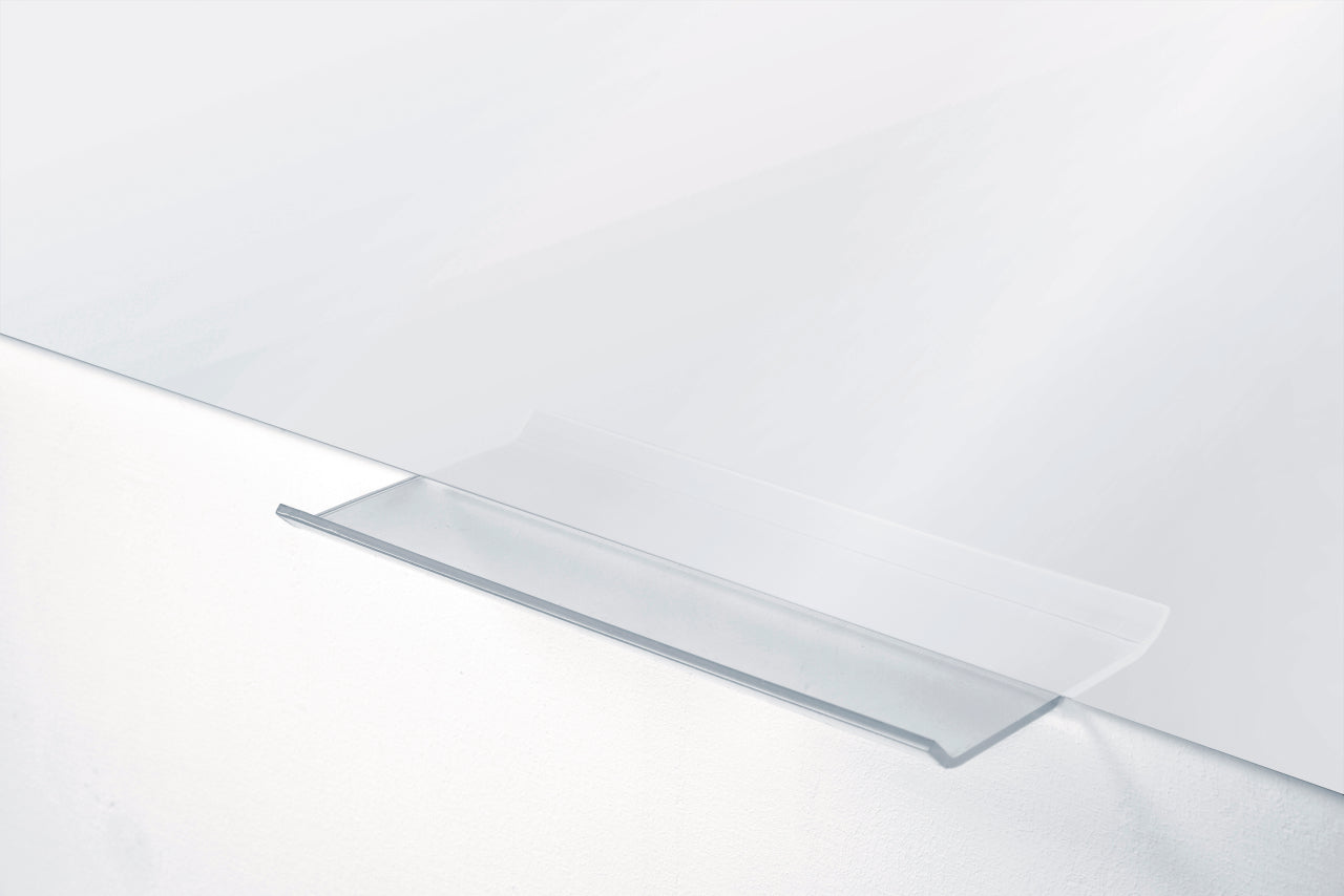 Legamaster Glas-Magnettafel 60 × 80 cm weiss – 2 Magneten enthalten, hygienische Glasfläche