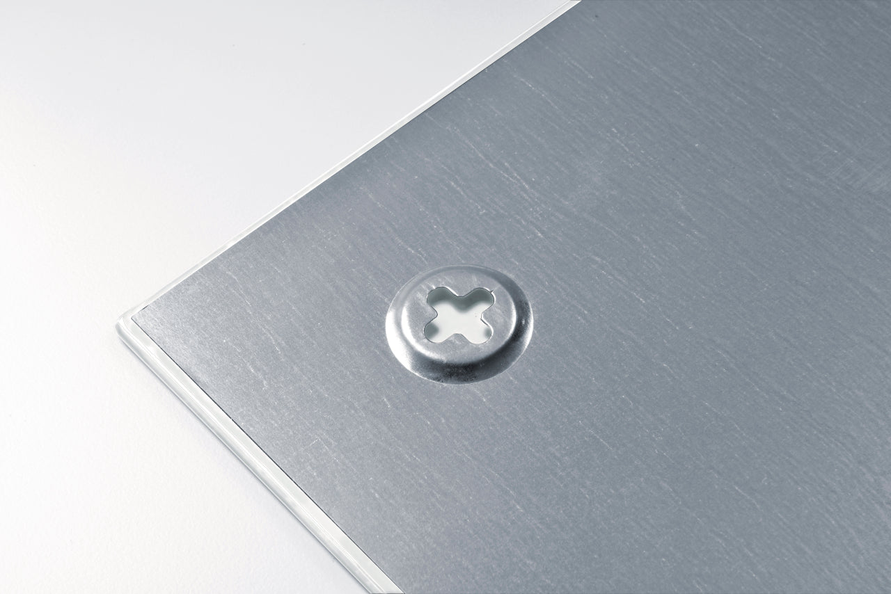 Legamaster Glas-Magnettafel 60 × 80 cm weiss – 2 Magneten enthalten, hygienische Glasfläche