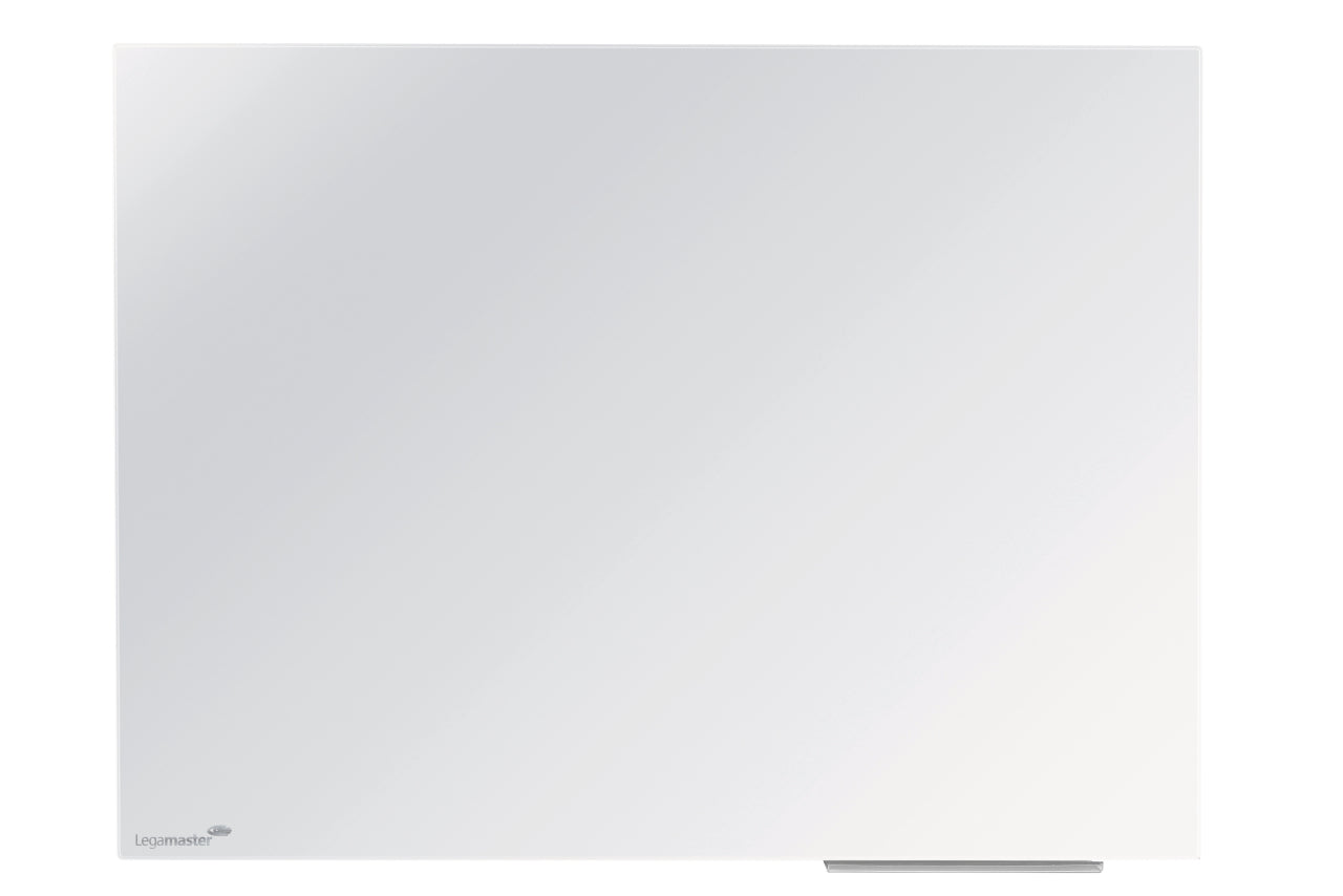 Legamaster Glas-Magnettafel 60 × 80 cm weiss – 2 Magneten enthalten, hygienische Glasfläche