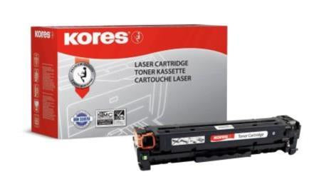Kores G1233RBS (CE410A) Schwarz Toner – Wiederaufbereitet – 2'200 Seiten – für HP LaserJet Pro 300 und andere