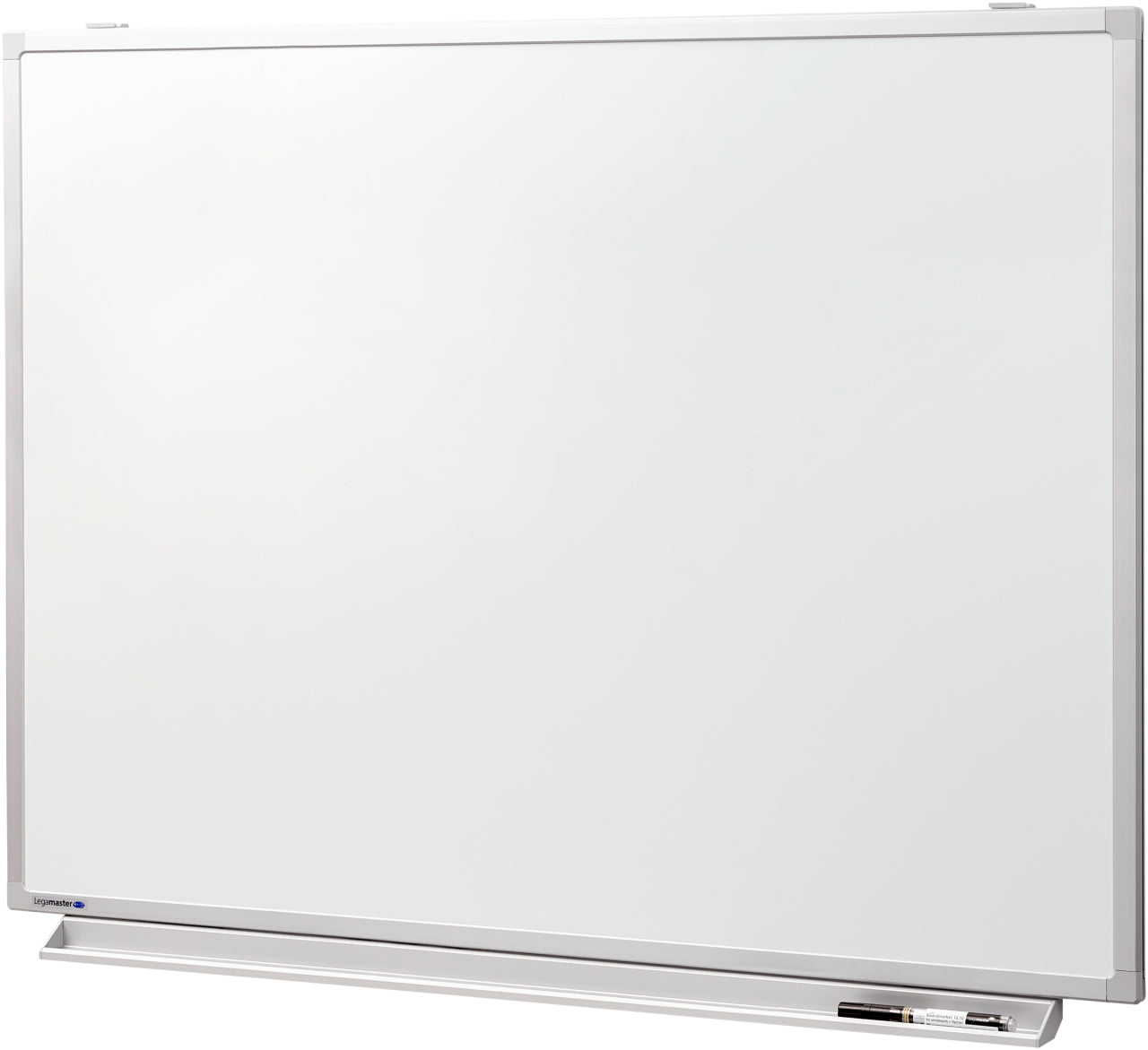 Legamaster Whiteboard – 100 × 75 cm, Emaille, magnetisch, Aluminiumrahmen, Wandmontage, inkl. Marker