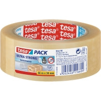 tesa Vinylband – 38 mm × 66 m, transparent, stark
