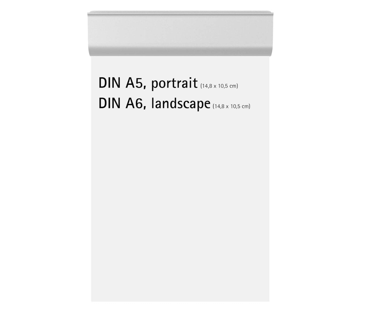 MAUL Magnetleiste – 156 × 40 mm, silber, selbstklebend
