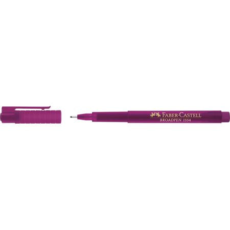 Faber-Castell Broadpen 1554 Fineliner – 0,8 mm, magenta, 1 Stk., dokumentenecht