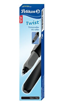 Pelikan Twist – Tintenroller mit Kappe, 0,4 mm, Blau