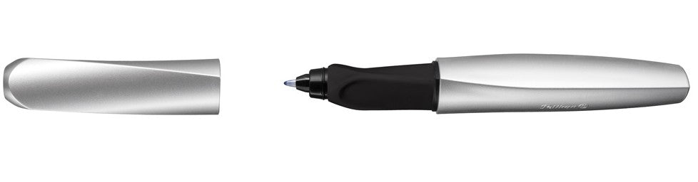 Pelikan Twist – Tintenroller mit Kappe, 0,4 mm, Blau, für Linkshänder
