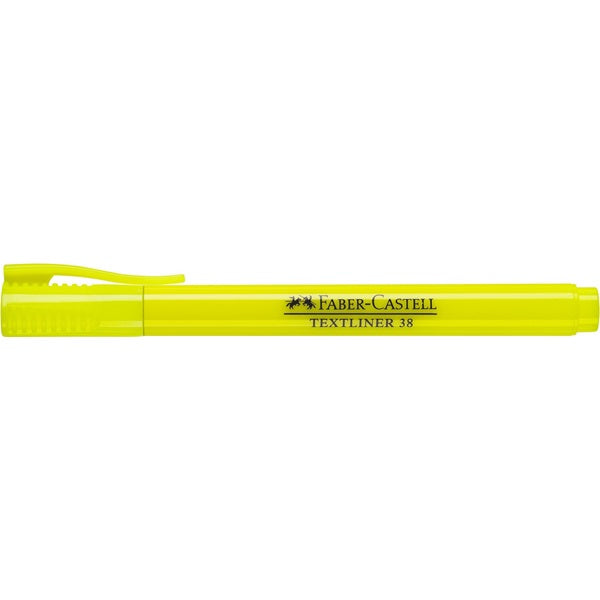 Faber-Castell Textmarker – Gelb, Keilspitze 1–4 mm