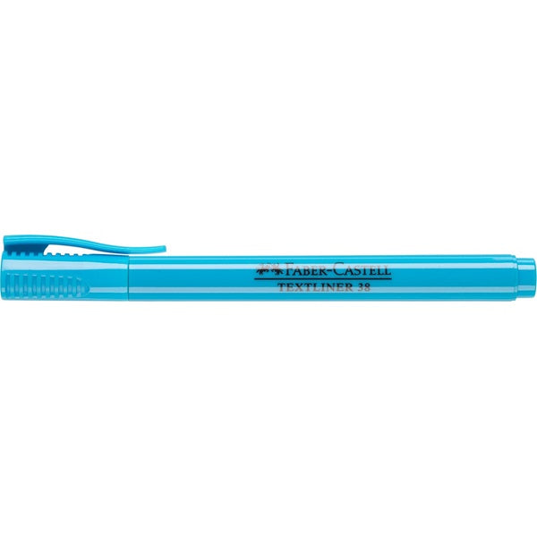 Faber-Castell Textmarker – Blau, Keilspitze 1–4 mm