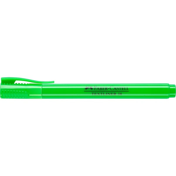 Faber-Castell Textmarker – Grün, Keilspitze 1–4 mm