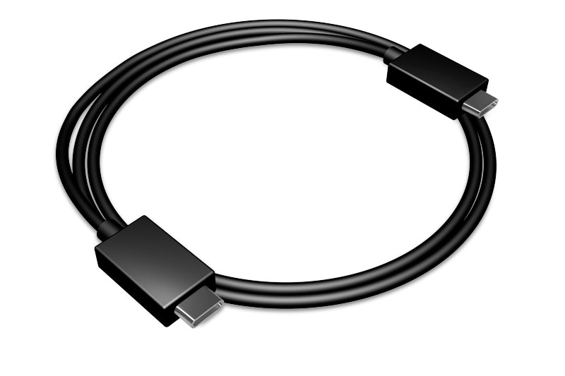 CLUB3D USB-C auf USB-C Kabel – USB 3.2 Gen 2 – 1 m – PD 100 W – Schwarz – für Windows, Mac, Chrome OS