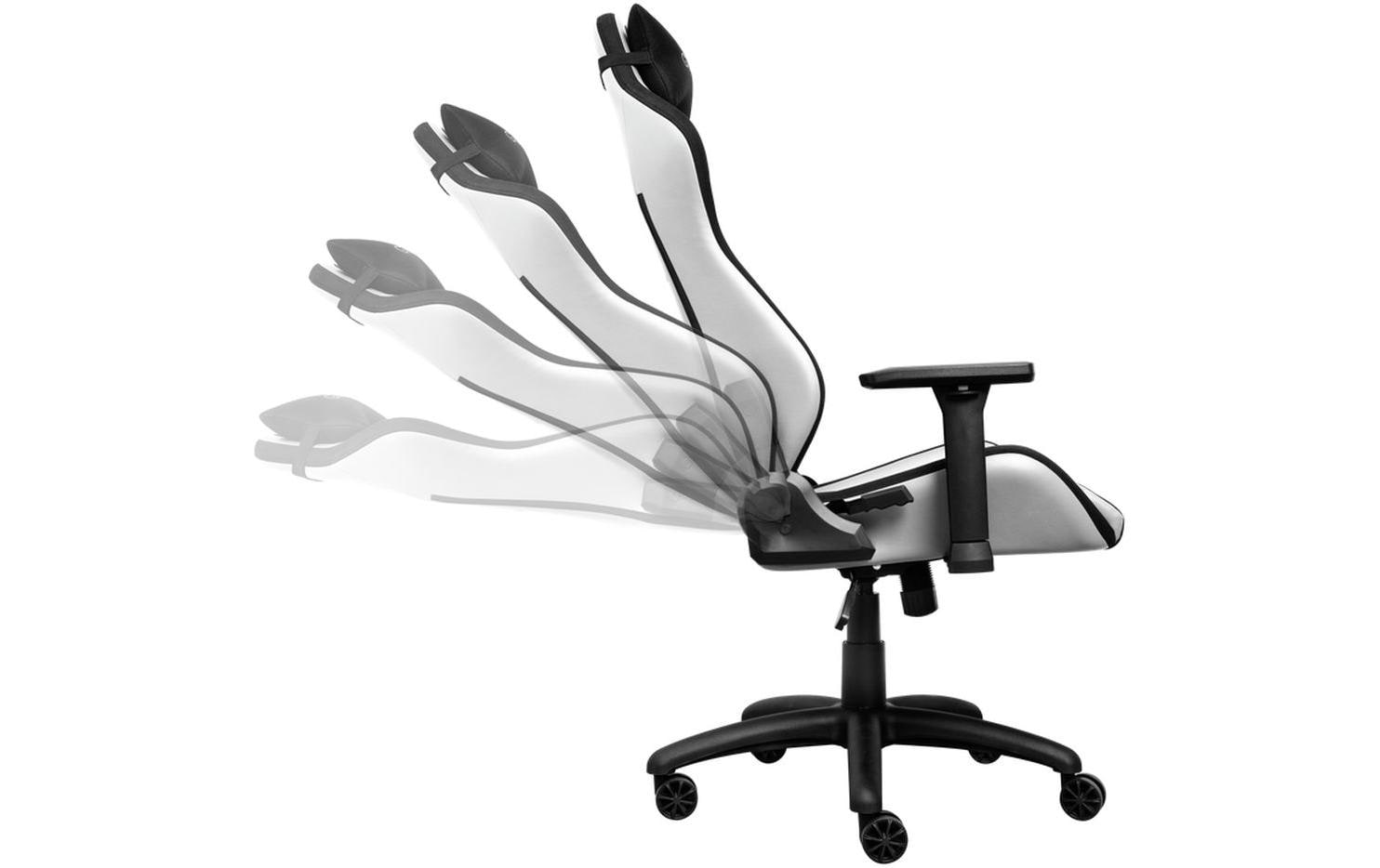 Trust Konferenzstuhl GXT 714W Ruya – 71×75×134 cm, schwarz/weiss
