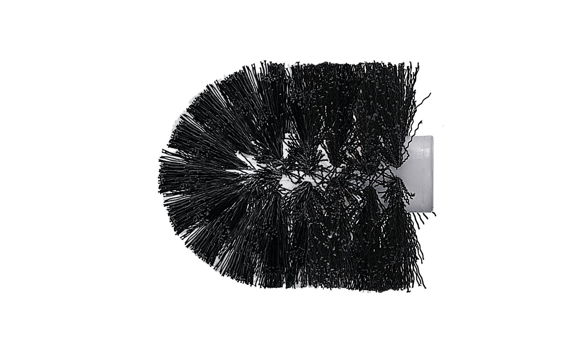 Kleine Wolke Ersatzbürstenkopf – Polypropylen, Schwarz, Ø 8,2 cm