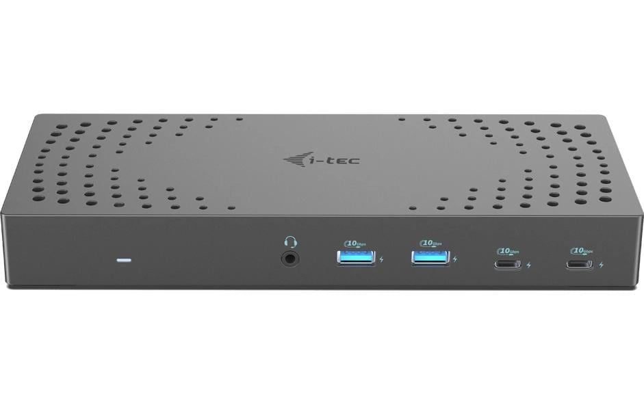 i-tec Dockingstation – USB-C, 2× DP, 3× HDMI, 4× USB-A, 2× USB-C, 100 W PD, GbE