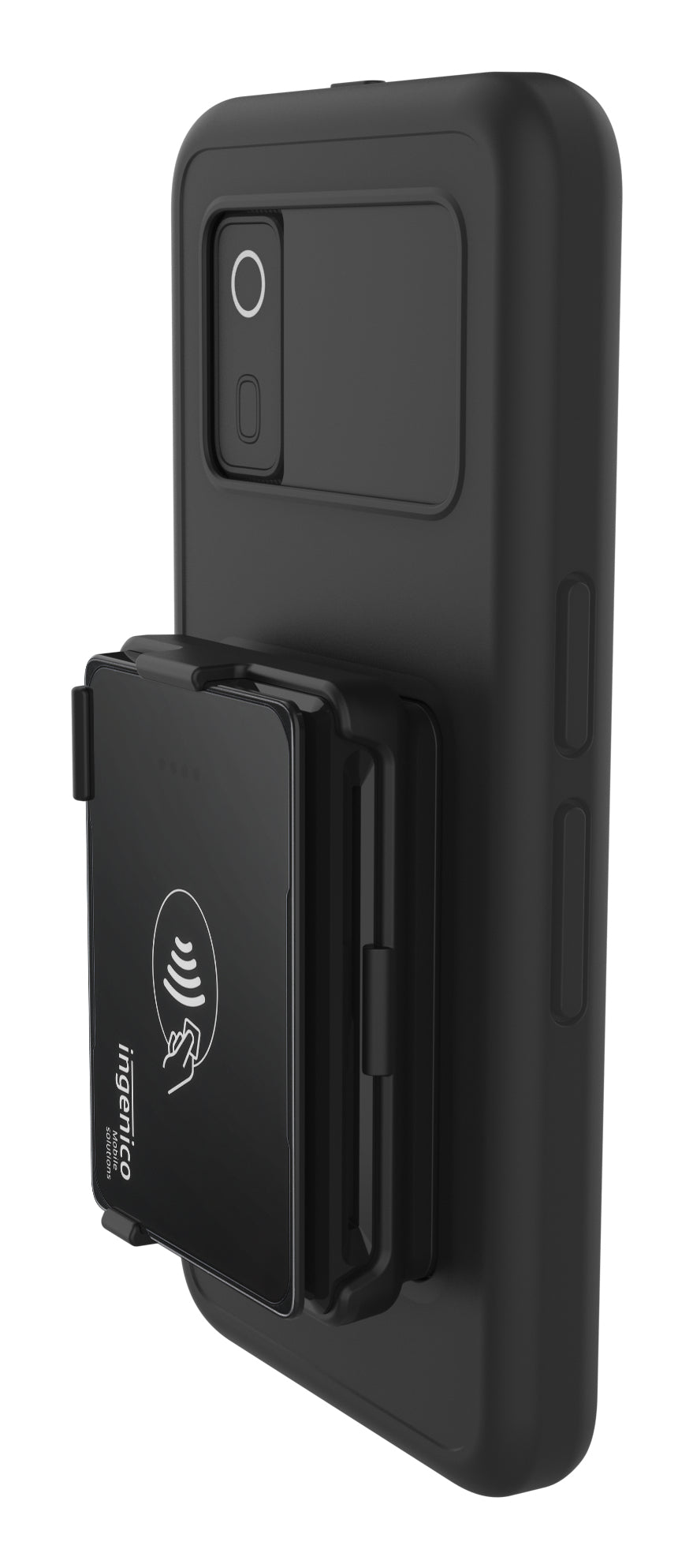 InfoCase Backcover – für Zebra EM45, PC+TPU, schwarz