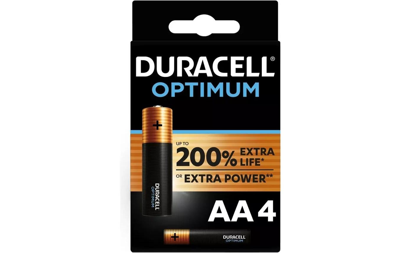 Duracell AA Batterien, Alkaline, 1,5 V – 4 Stk.