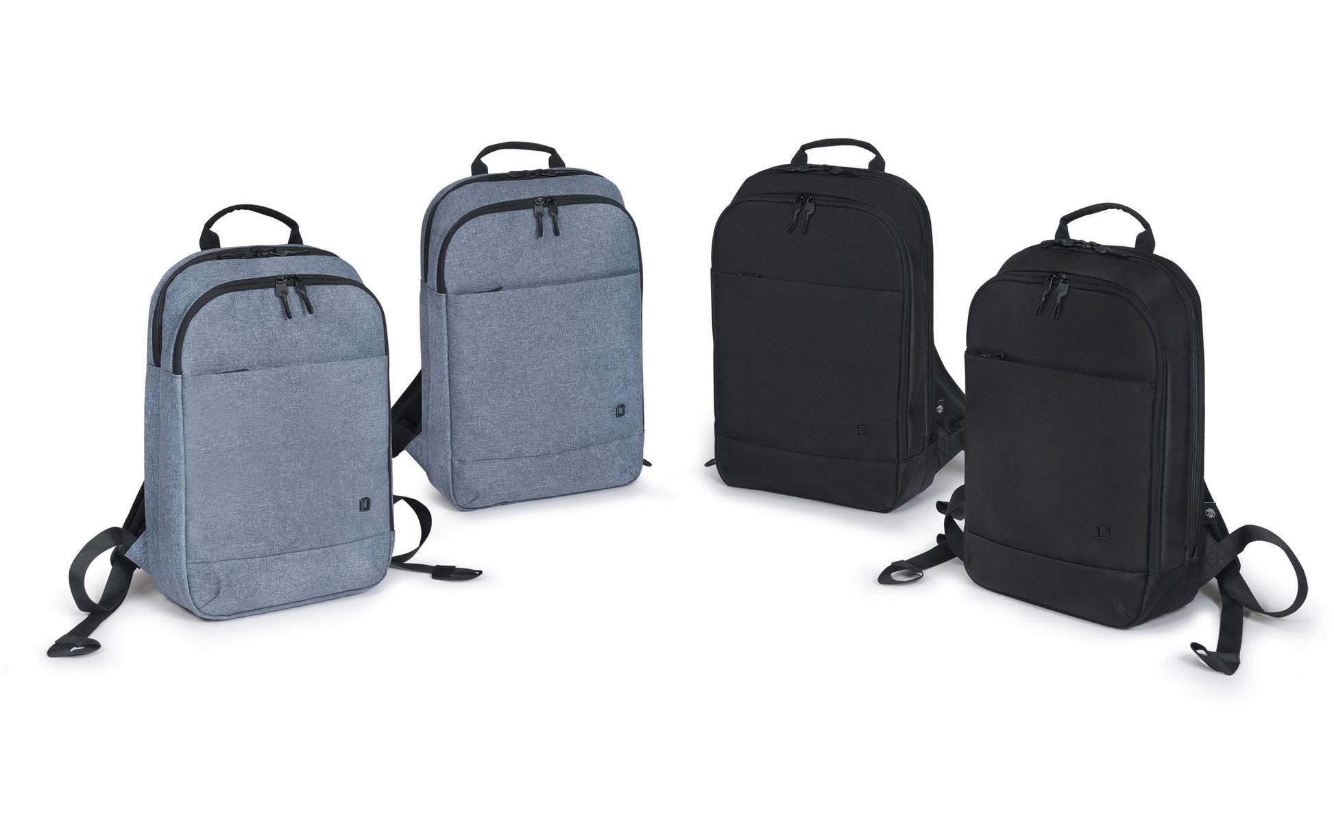 DICOTA Notebook-Rucksack bis 14,1" – Trolley-Haltegurt – Schwarz