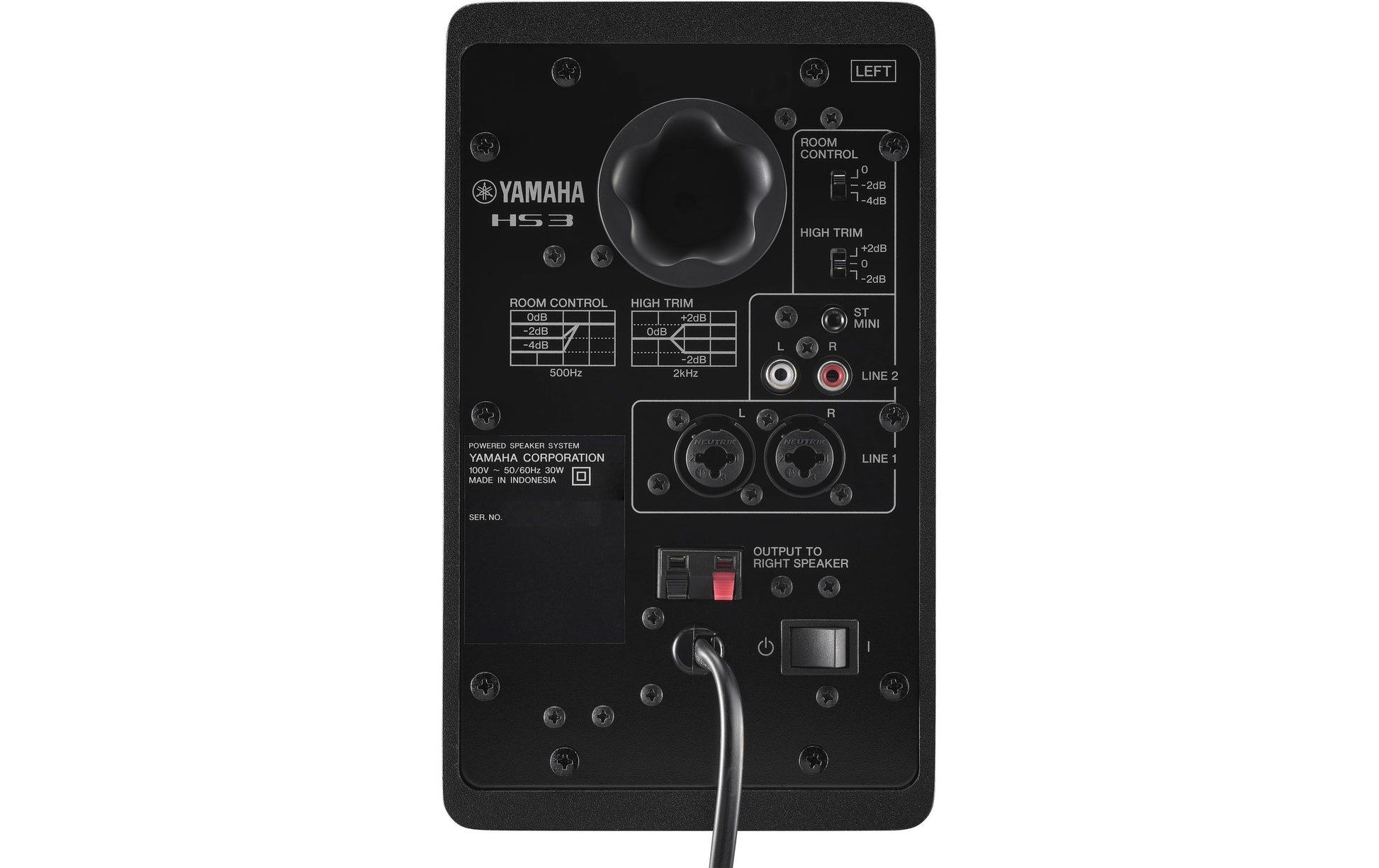 Yamaha HS3 – Studio-Monitor (aktiv) – 3,5", 52 W, Nahfeldmonitor, Schwarz