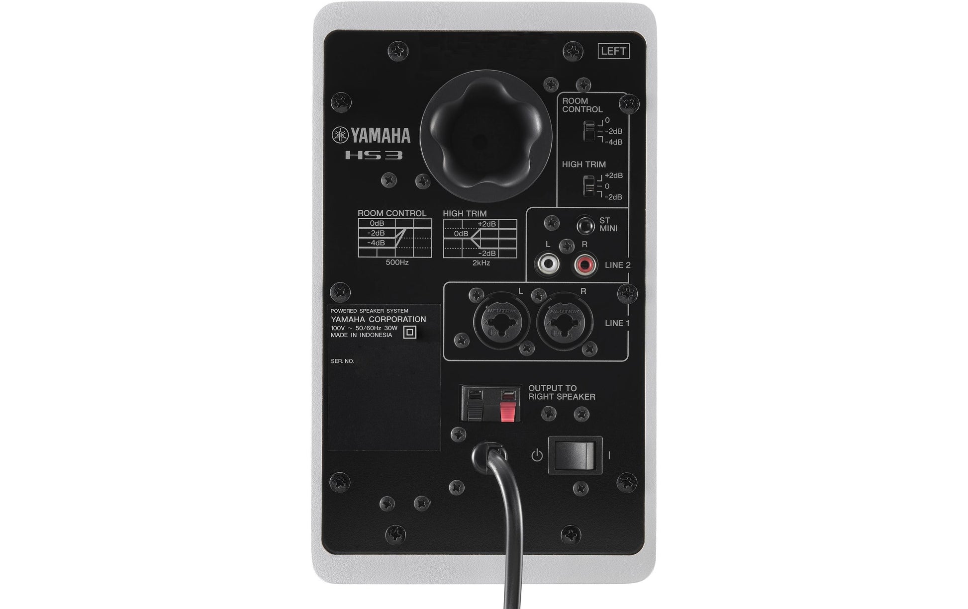 Yamaha HS3W – Studio-Monitor (aktiv) – 3,5", 52 W, Nahfeld, Weiss