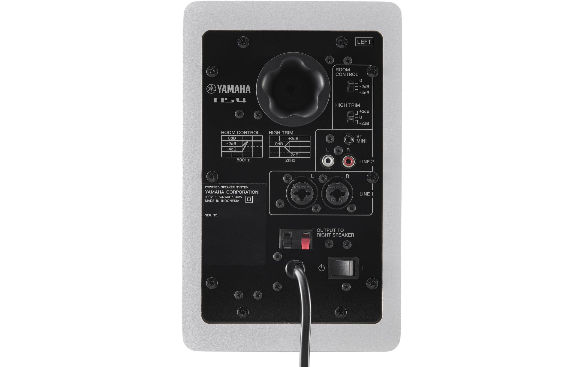 Yamaha HS4W – Studio-Monitor (aktiv) – 4,5", 52 W, Nahfeld, Weiss