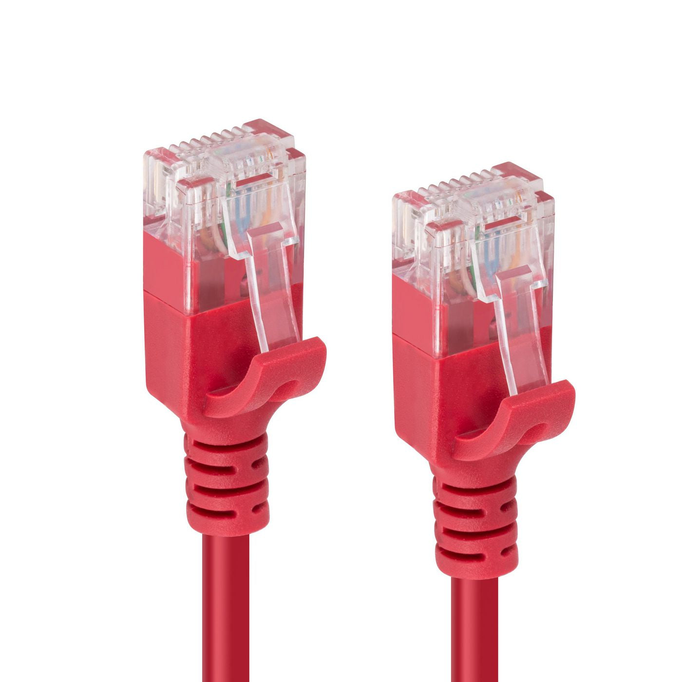 Microconnect Slim Patchkabel – Cat6a U/UTP, 1,5 m, Rot, LSZH, RJ-45