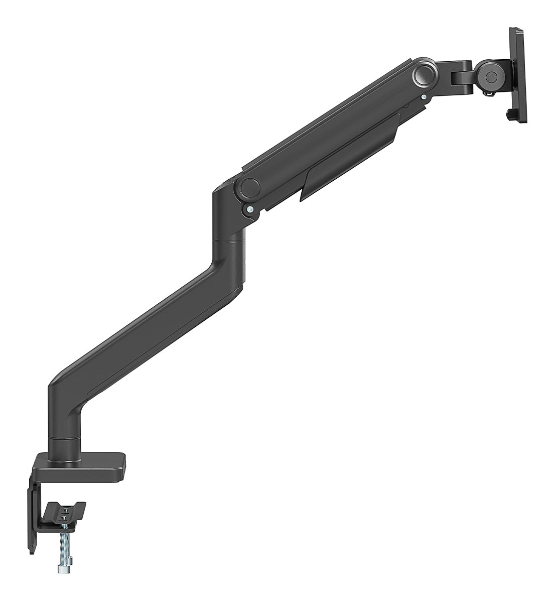 Digitus Monitorarm, Tischklemme, bis 49", VESA 75 × 75/100 × 100 mm, 20 kg, schwarz