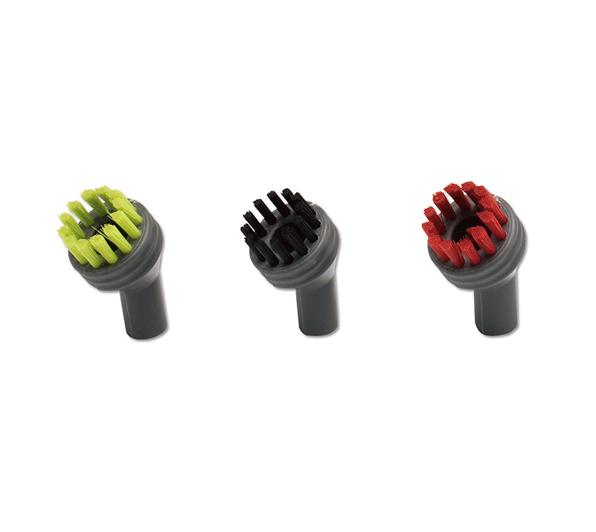 Bissell Bürstenaufsatz für Geräte – Kunststoff, 3er-Set, Rot, für Bissell Steam Shot Titanium