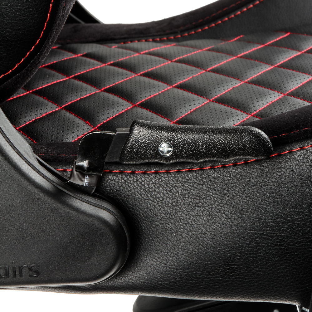 Noblechairs Gamingstuhl Epic – Sitzhöhe 49,5–59,5 cm, 120 kg, Schwarz/Rot