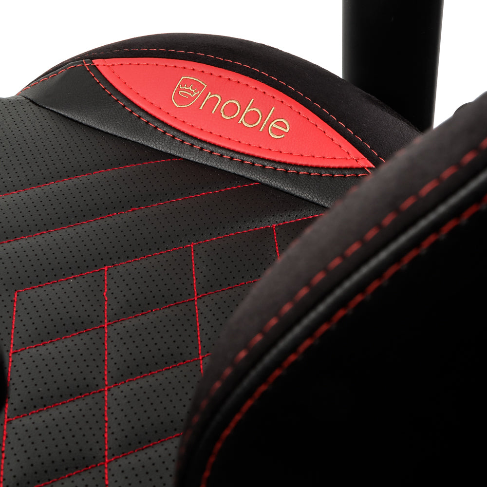 Noblechairs Gamingstuhl Epic – Sitzhöhe 49,5–59,5 cm, 120 kg, Schwarz/Rot