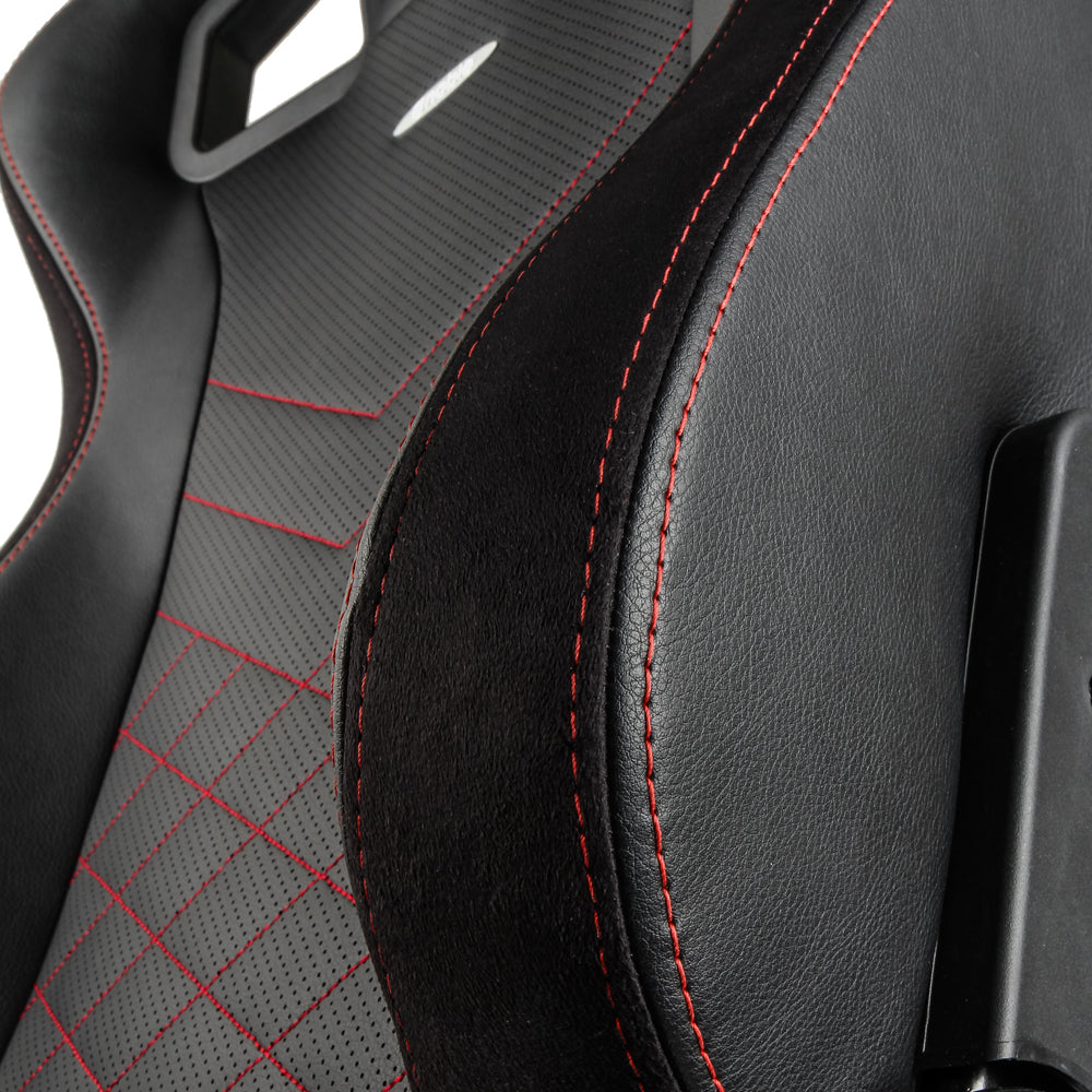 Noblechairs Gamingstuhl Epic – Sitzhöhe 49,5–59,5 cm, 120 kg, Schwarz/Rot