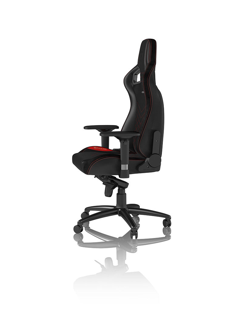 Noblechairs Gamingstuhl Epic – Sitzhöhe 49,5–59,5 cm, 120 kg, Schwarz/Rot