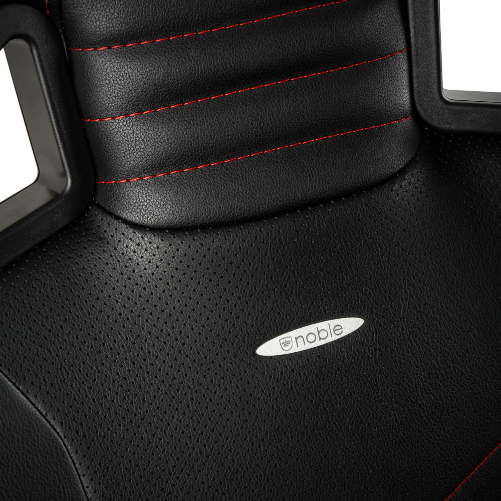 Noblechairs Gamingstuhl Epic – Sitzhöhe 49,5–59,5 cm, 120 kg, Schwarz/Rot